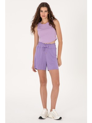 U.S. Polo Assn. Kadın Lila Şort (Örme) 50285884-VR034