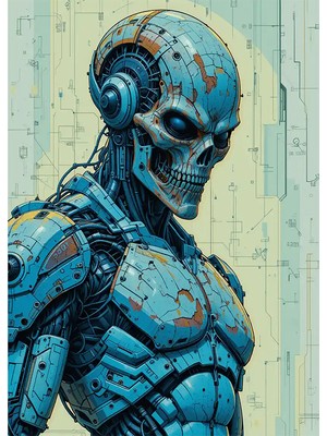 Bedeko Kurukafa Robot Mdf Tablo