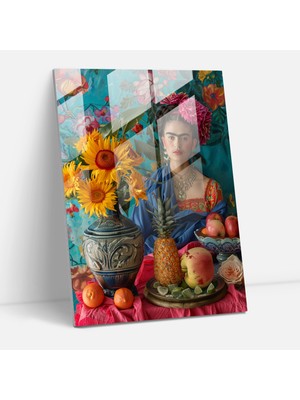 Popcas Frida Kahlo Tarzı Ev Dekorasyonu - Frida Kahlo Eserleri Ev Dekorasyonu Canlı Renkler Modern Sanat