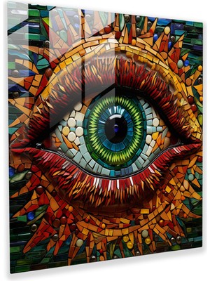 Popcas Medusa Cam Mozaik - Elin Işçiliği Cam Sanatı