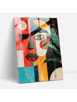 Popcas Frida Kahlo Tarzı Cam Duvar Dekorasyonu - Frida Kahlo Eserleri Duvar Dekorasyonu Cam Duvar Dekorasyonu