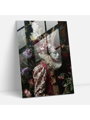 Popcas Mannerizm Kaprisi Cam Duvar Sanatı - Modern Sanat Cam Duvar Sanatı