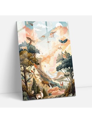 Popcas Frida Kahlo Tarzı Ev Dekorasyonu - Frida Kahlo Eserleri Duvar Dekorasyonu Sureal Manzara Hayalperest Atmosfer