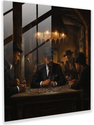 Popcas Italyan Restoranında Mafya Babasını Anımsatan Cam Tablo