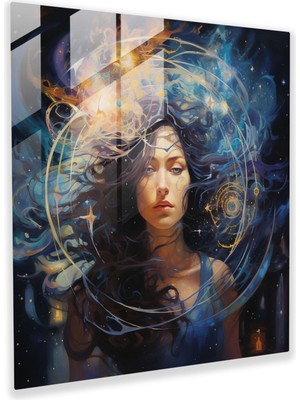 Popcas  Göksel Büyücünün Cam Tablosu - Ev Dekorasyonu Için Cam Duvar Sanatı