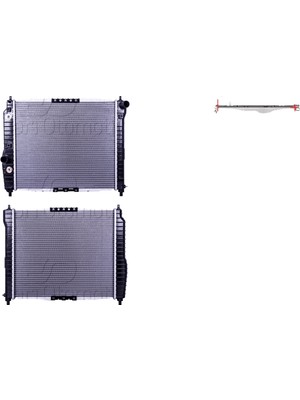 Chevrolet Kalos Aveo 1.2-1.4 8V 03 ve Sonrası Uyumlu Su Radyatörü Brazıng At 480X413X16 (Sımyı) 2113664-00