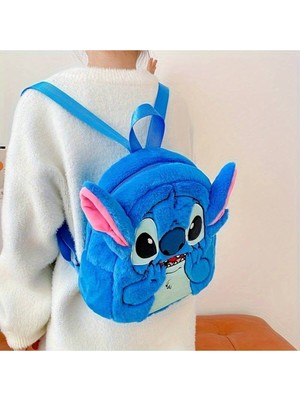 Stitch Figürlü Pelüş Sırt Çantası (25CMX23CM) AD98146