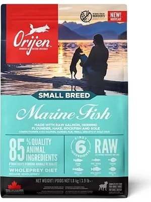 Orijen Small Breed Marine Fish Deniz Balıklı Küçük Irk Yetişkin Köpek Maması 1.8 kg