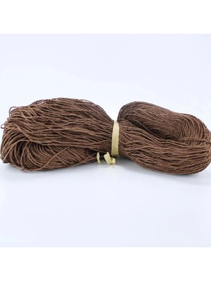 Kahverenk Renk Çile Kağıt Ip Çanta Ipi Supla Ipi  No:43 - (550-600 Gr)
