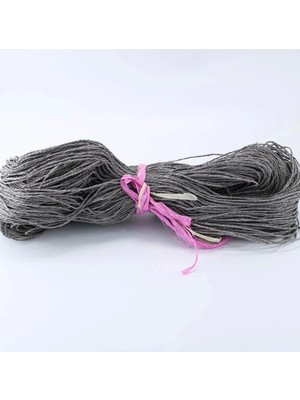 Koyu Gri Renk Çile Kağıt Ip Çanta Ipi Supla Ipi  No:53 - (550-600 Gr)