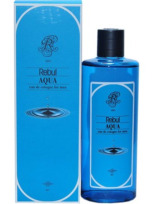 Rebul 250ml Aqua Kolonya Cam Şişe