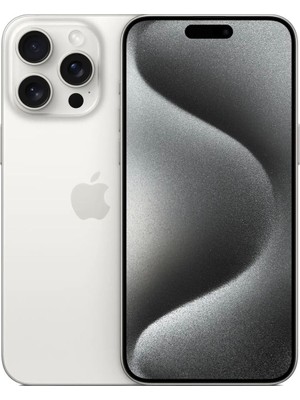 Yenilenmiş Apple iPhone 15 Pro Max 256 GB Beyaz Titanyum (12 Ay Garantili) - A Grade