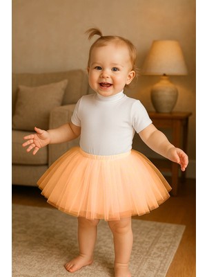 Somon Kız Bebek Prenses Doğum Günü Tütü Etek