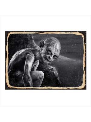 Bedeko Gollum Modern Mdf Tablo 25 cm x 35 cm