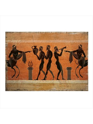Bedeko Mitolojik Resim Hediyelik Ahşap Tablo 25 cm x 35 cm