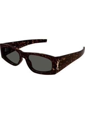 Yves Saint Laurent Sl M140 003 Güneş Gözlüğü Kahverengi Çerçeve ve Gri Cam ile Erkekler İçin