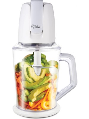 4 Katlı Paslanmaz Çelik Bıçaklı  Kaymaz Tabanlı 2.5l Gıda Doğrayıcı