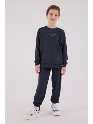 Rolypoly Erkek Çocuk Antrasit Eşofman Takımı