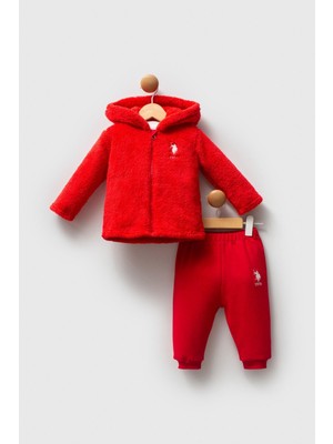 U.s. Polo Assn. Kız Bebek 3'li Takım Kırmızı