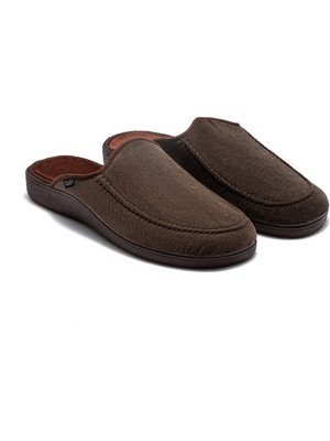 Twigy Bruce Erkek Ev Terliği Kahverengi 41/46