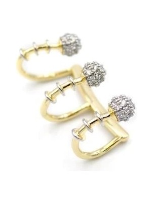 Vip Kıkırdak Küpe - Altın