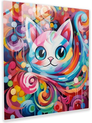 Popcas Pokemon Cam Tablo: Hayalperest Jigglypuff Soyut Sanat - Pokemon Jigglypuff Duvar Dekorasyonu