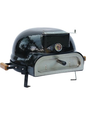 Greenmall Kamado Pizza Fırını Siyah