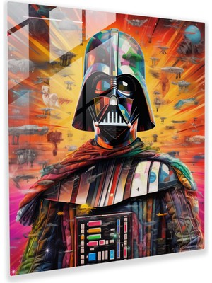 Popcas Star Wars Alıntıları Koleksiyonu Cam Tablo - Modern Sanat