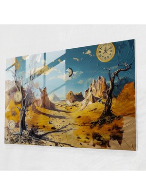 Popcas Dali'nin Hayalperest Cam Duvar Sanatı - Salvador Dali Duvar Dekorasyonu Surealizm Modern Sanat