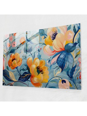 Popcas Rokoko Tarzı Resimli Duvar Dekorasyonu - Cam Tablo Rokoko Tarzı Resimli Kanvas Tablo