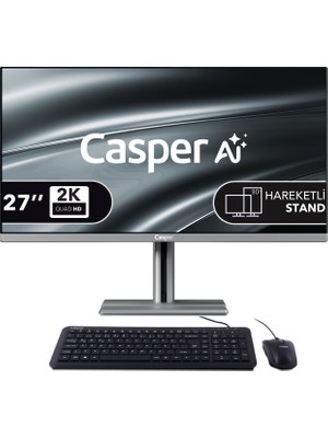 Casper Nirvana A97.255H-DF00R-V-G Intel Core Ultra 7-255H 32GB RAM 1TB NVME SSD Windows 11 Pro All In One