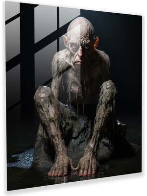 Popcas Yüzüklerin Efendisi Cam Tablo - Yüzüklerin Efendisi Temalı Cam Duvar Sanatı ve Dekorasyon