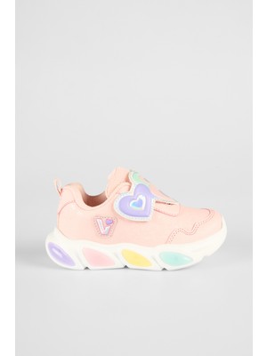 Vicco Lovely Işıklı Kız Okul Öncesi Pudra Spor Ayakkabı