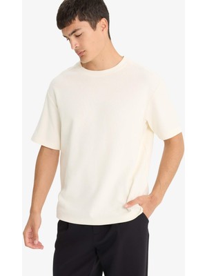 DeFacto Regular Fit Bisiklet Yaka Kısa Kollu Tişört E8182AX25AU