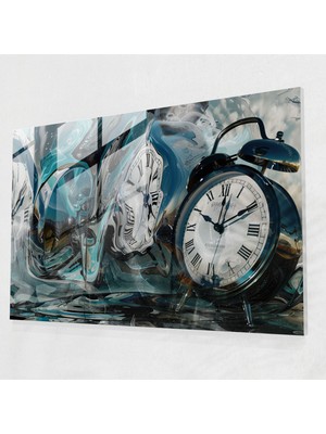 Popcas Salvador Dali Eriyen Saatler Cam Tablo - Ev Dekorasyonu Salvador Dali