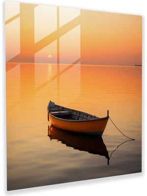 Popcas Huzur Veren Günbatımı Cam Tablo - Günbatımı Huzur Veren Cam Tablo Ev Dekorasyonu