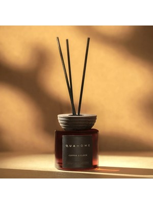 Qua Home Coffee O Clock Çubuklu Oda Kokusu Silindir Şişe Kahverengi 250 ml