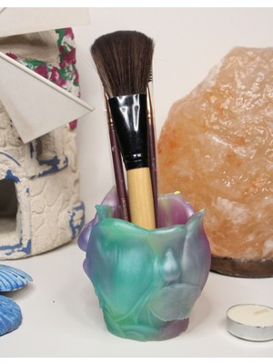 El Yapımı Epoksi Reçine Şık Tasarım Saksı/dekoratif Objeler (Çiçeksiz) - Kadın Emeği