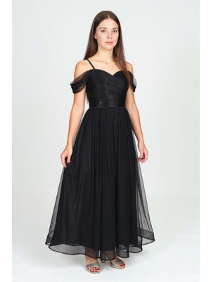 Dilina Kız Çocuk Şifon Abiye M00747