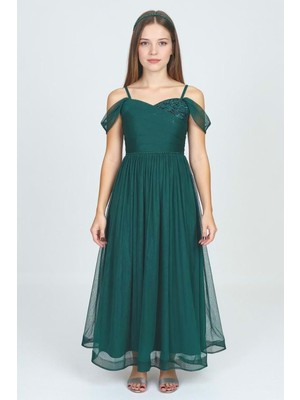 Dilina Kız Çocuk Şifon Abiye M00747