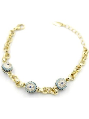 Nazarlı Xuping Vip Bileklik - 14K Altın