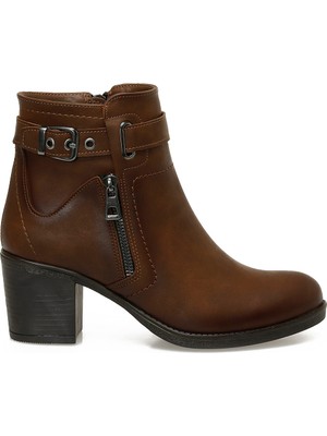 Butigo 24K-1031 5pr Taba Kadın Topuklu Bot