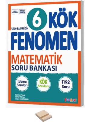  Fenomen Yayıncılık 6. Sınıf Kök Matematik Soru Bankası ve Telefon Standı