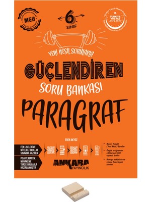 Ankara Yayıncılık  6. Sınıf Güçlendiren Paragraf Soru Bankası ve Telefon Standı