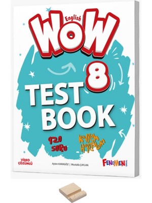  Fenomen Yayıncılık Lgs 8. Sınıf Wow Test Book ve Telefon Standı
