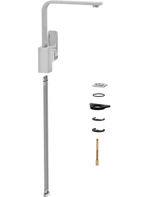 Vitra Root Square A Enaniye Bataryası, Krom