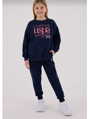 U.s. Polo Assn Kız Çocuk Lacivert Eşofman Takımı
