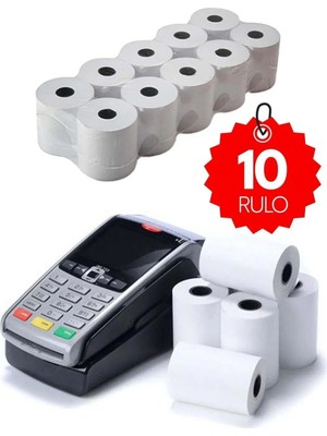 Termal Pos Kağıdı 56 mm x 14 M – 10’lu Paket (1 Paket = 10 Adet)