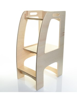 Adeno Ahşap Montessori Öğrenme Kulesi / 2-6 Yaş /