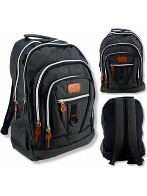 Gri Genç Öğrenci Çantası, Şık ve Kullanışlı Okul Çantası Seçeneği